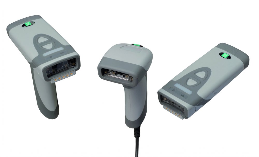 Ручные сканеры ОHV100 и OHV200 для считывания одномерных и двумерных штрих-кодов, используемые со смартфонами, планшетами и ПК